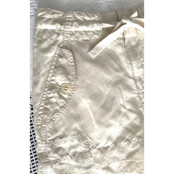 NWT Vince Slouchy Drawstring Shorts Linen Blend - Picture 4 of 13